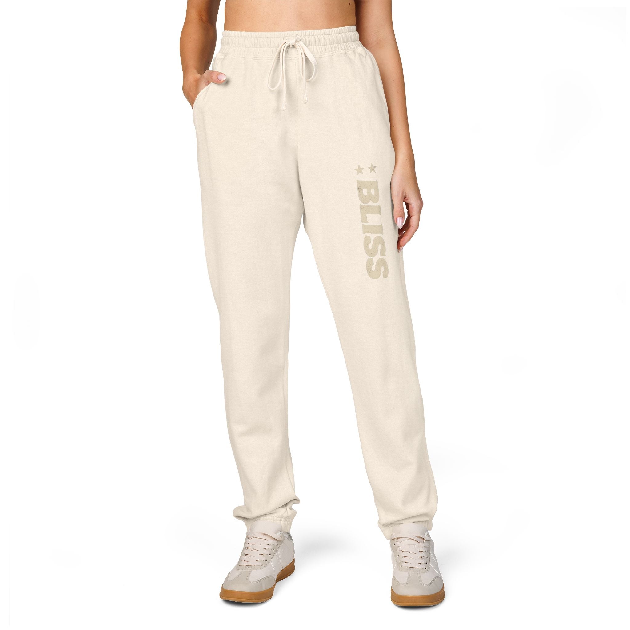 Unisex Garment-Dyed Fleece Sweatpants