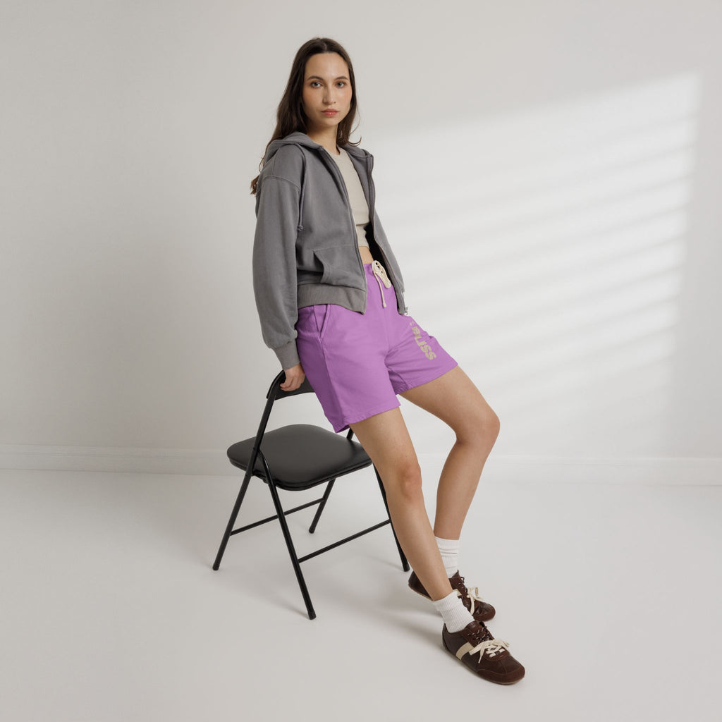 Unisex Garment-Dyed Lightweight Fleece Sweat Shorts